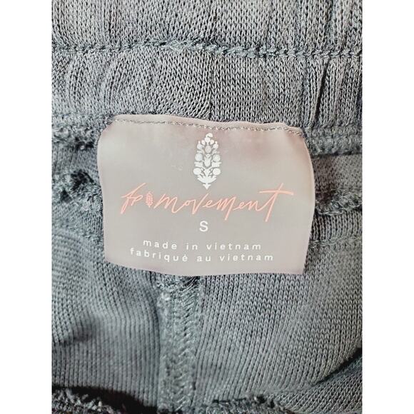 Free People MOVEMENT Back Into It Joggers Black Womens Small Gray Modal Light - Picture 3 of 14